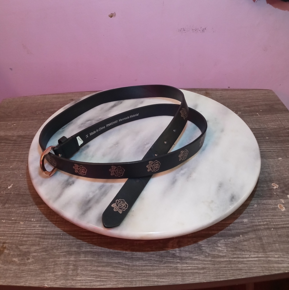 Faux leather Belt